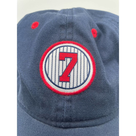 Minnesota Twins Hat Joe Mauer Retirement Blue Red Strapback MLB Cap - Picture 5 of 7